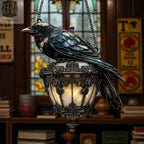 Window & Wall Decoration | Acrylic Gothic Raven Motif | Indoor