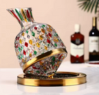 Wine Decanter | 360° Rotating Base & Crystal Glass | 1.5L