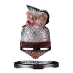 Wine Decanter | 360° Rotating Base & Crystal Glass | 1.5L