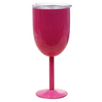 Wine Glass | Double-Wall Stainless Steel | Leakproof Lid