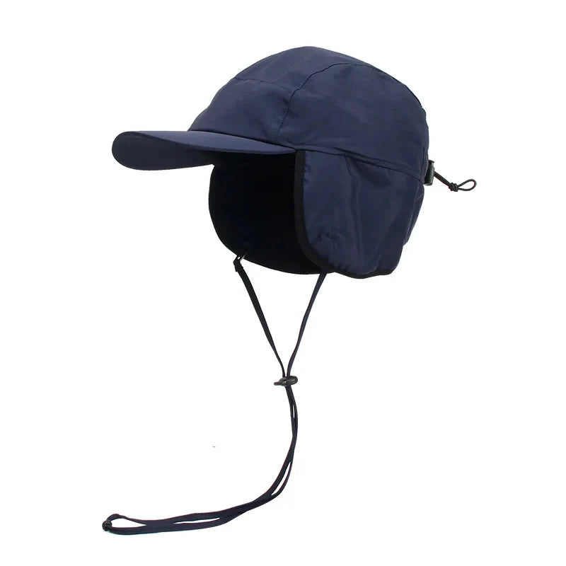 Winter Bomber Hat | Fleece-Lined Foldable Ear Flaps