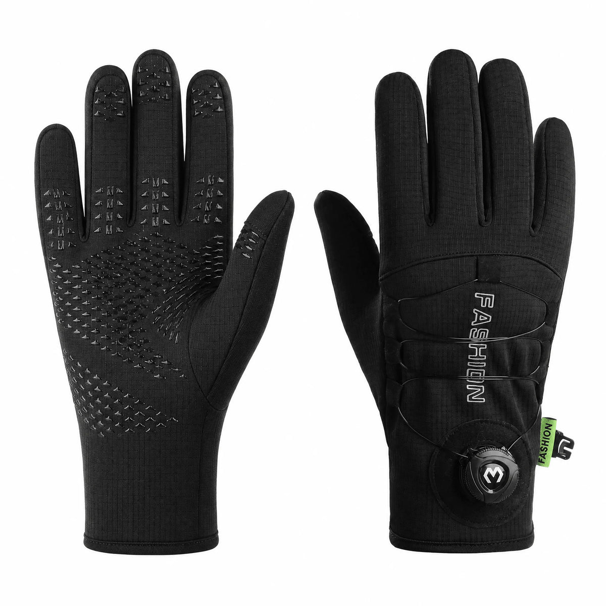 Winter Cycling Gloves | Silicone Palm Grip & Adjustable Dial Closure
