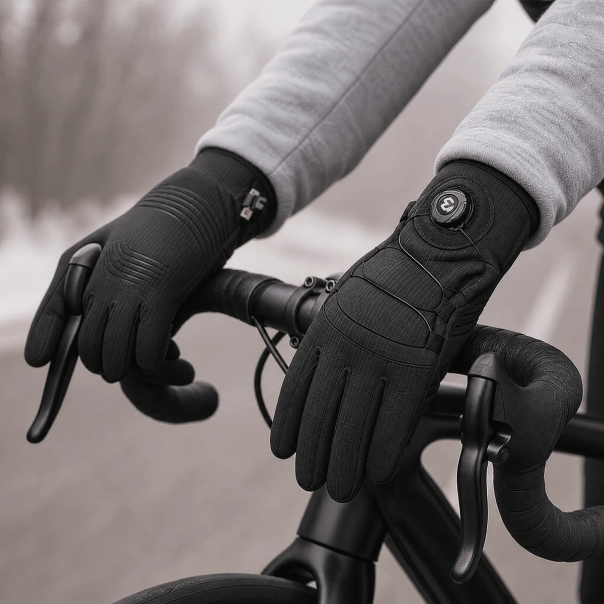 Winter Cycling Gloves | Silicone Palm Grip & Adjustable Dial Closure