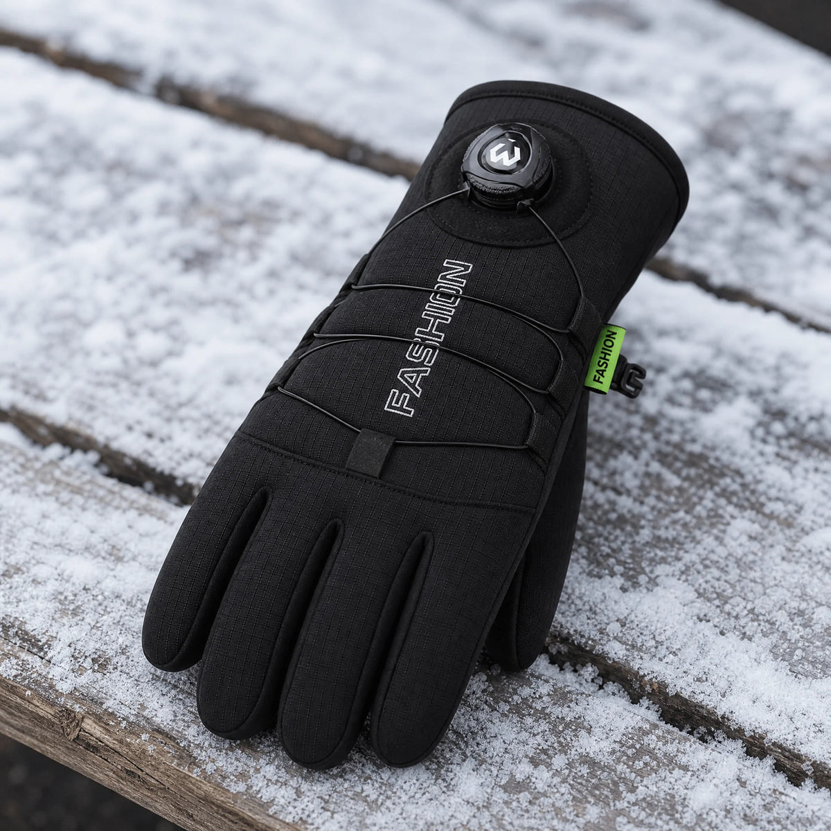 Winter Cycling Gloves | Silicone Palm Grip & Adjustable Dial Closure