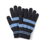 Winter Gloves | Warm Striped Knit | Stretch Ribbed Cuffs