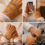 Winter Gloves | Water-Repellent & Insulated | Touchscreen-Compatible