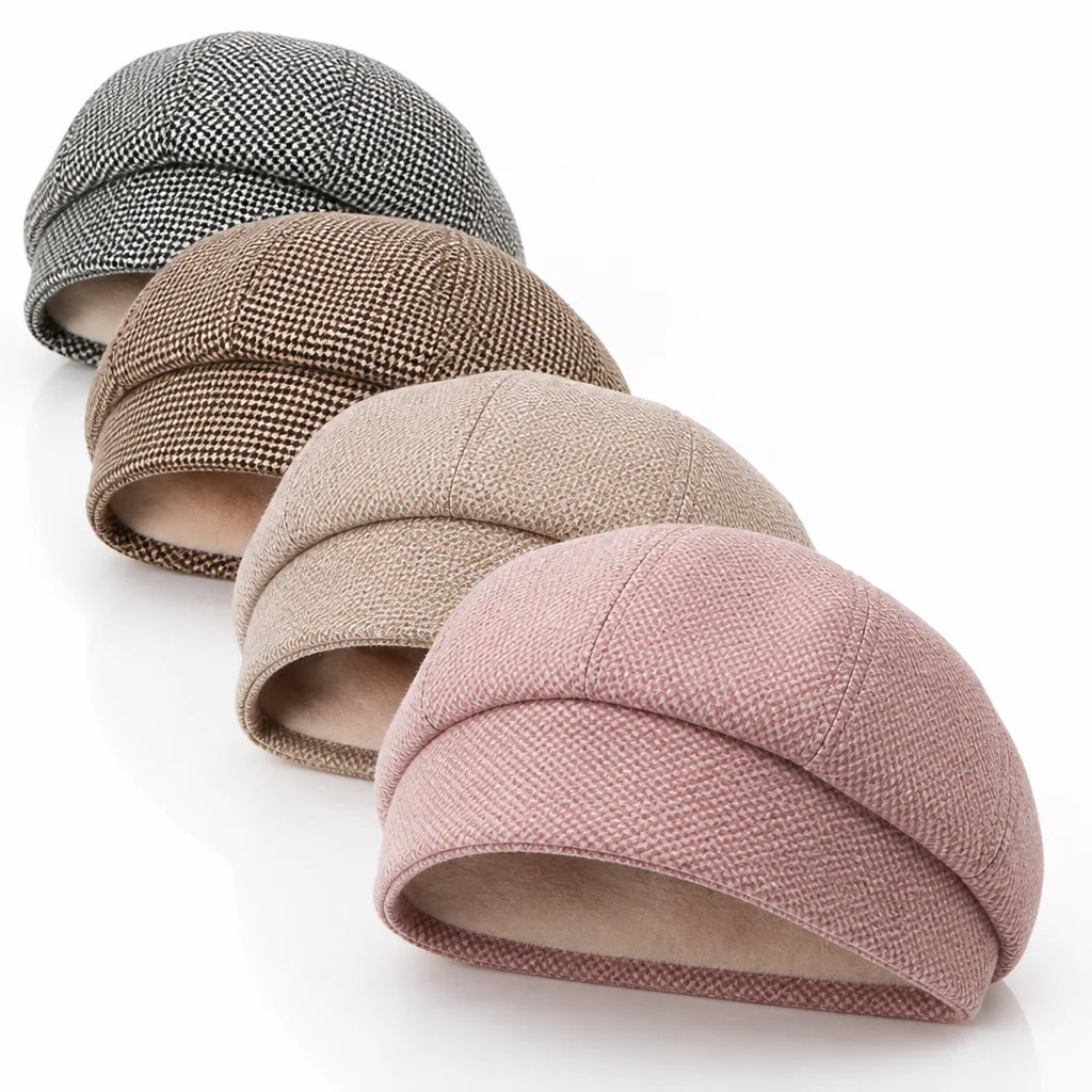 Winter Hat | Fleece-Lined Wool Blend | One Size