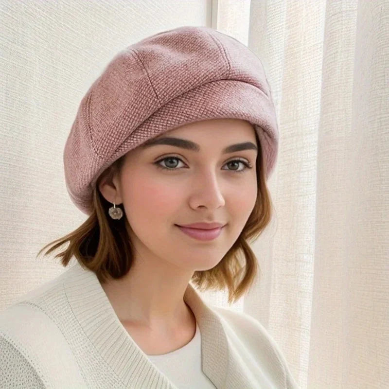 Winter Hat | Fleece-Lined Wool Blend | One Size