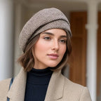 Winter Hat | Fleece-Lined Wool Blend | One Size