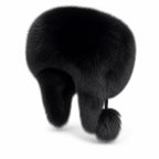 Winter Hat | Natural Fox Fur & Integrated Ear Flaps