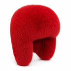 Winter Hat | Natural Fox Fur & Integrated Ear Flaps