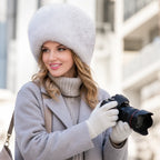 Winter Hat | Natural Fox Fur & Integrated Ear Flaps