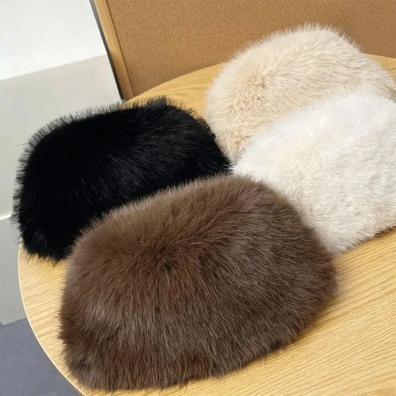 Winter Hat | Plush Faux Fur & Insulated | Wind-Resistant And Adjustable