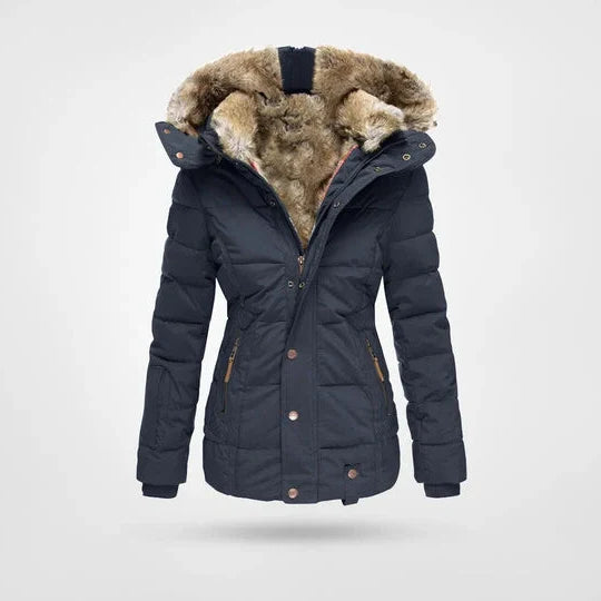 Winter Jacket | Fleece-Lined Hood & Four Pockets
