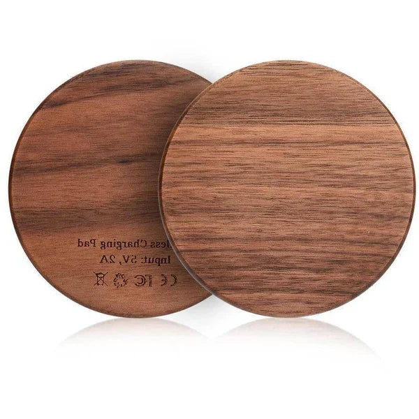 Wireless Charger | Bamboo Design & Fast Charging