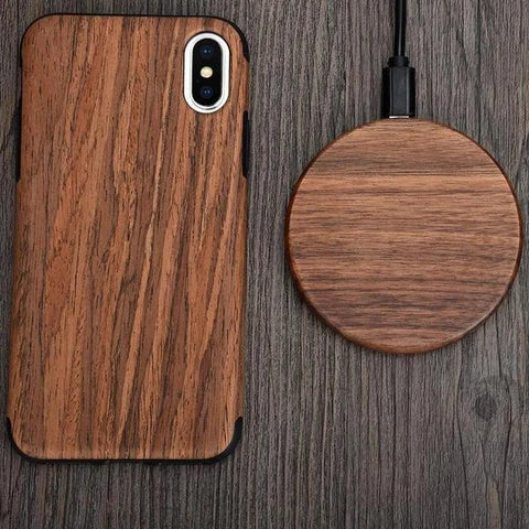 Wireless Charger | Bamboo Design & Fast Charging