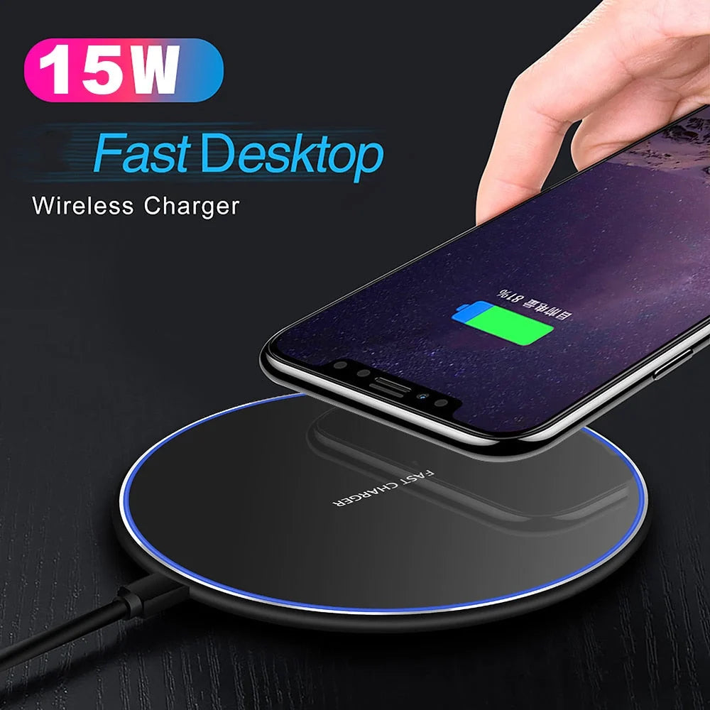 Wireless Charging Pad | 30W Fast Qi-Compatible USB-C
