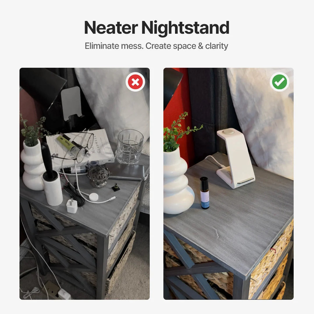 Wireless Charging Station | 3‑In‑1 15W Fast & Magnetic Dock