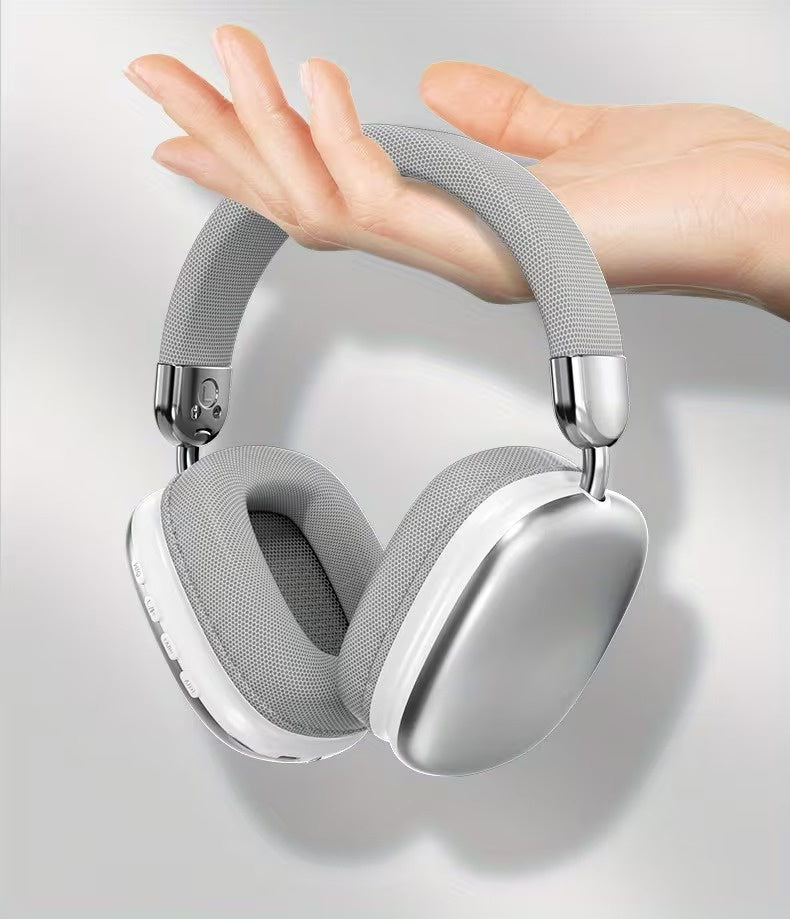Wireless Over-Ear Headphones with Mesh Padding