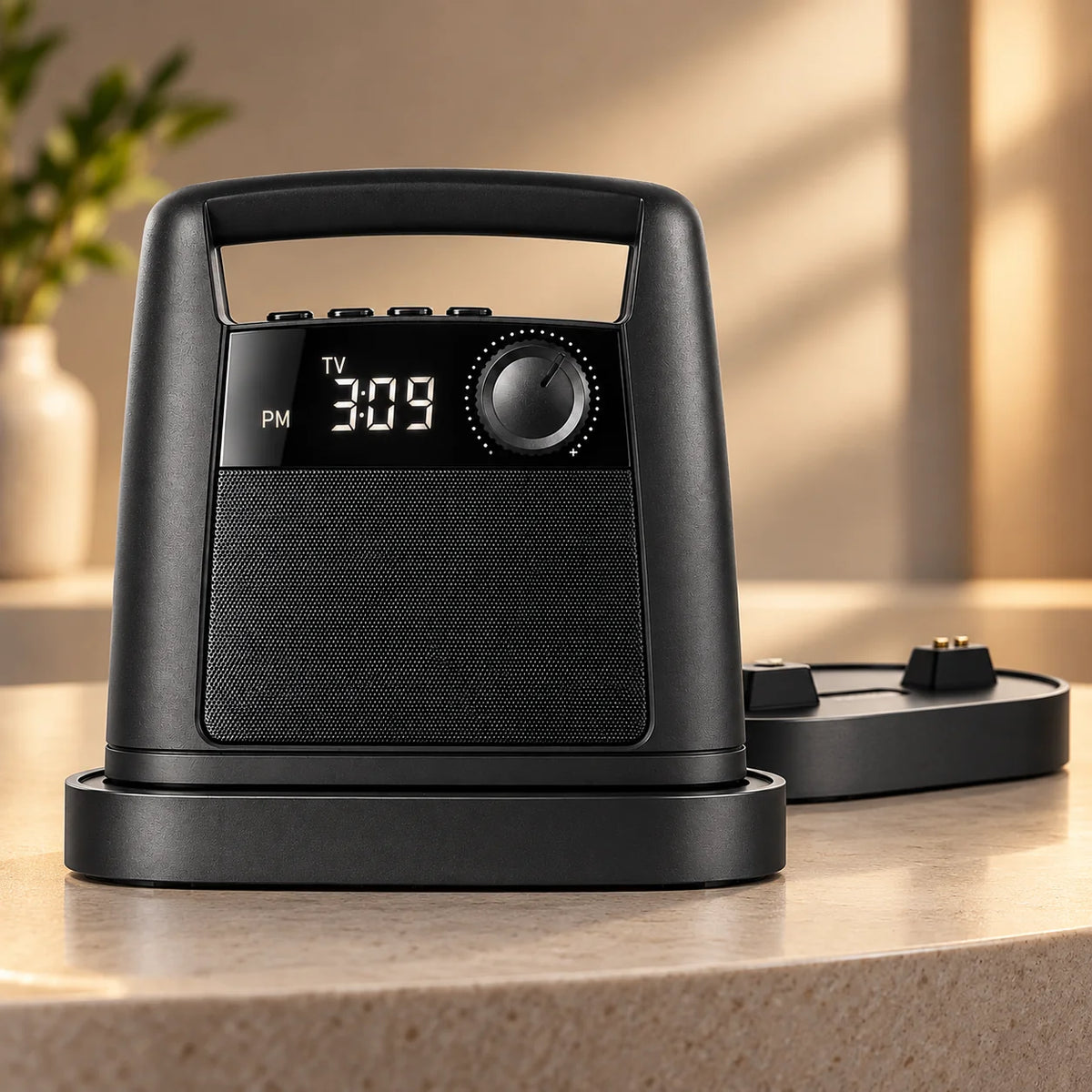 Wireless TV Speaker | 260 Ft Range & Rechargeable