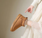 Women's Ankle Boots | Warm Fur Lining & Non-Slip Sole | Side Zipper