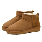Women's Ankle Boots | Warm Fur Lining & Non-Slip Sole | Side Zipper