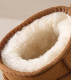 Women's Ankle Boots | Warm Fur Lining & Non-Slip Sole | Side Zipper