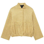 Women's Aviator Jacket | Sequin Finish | Polyester