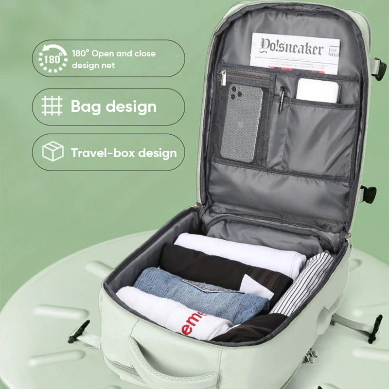 Women's Backpack | Large Waterproof USB Charging & Anti-Theft | Fits 14-Inch Laptop