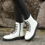 Women's Boots | Lace-Up & Side Zipper | Block Heel