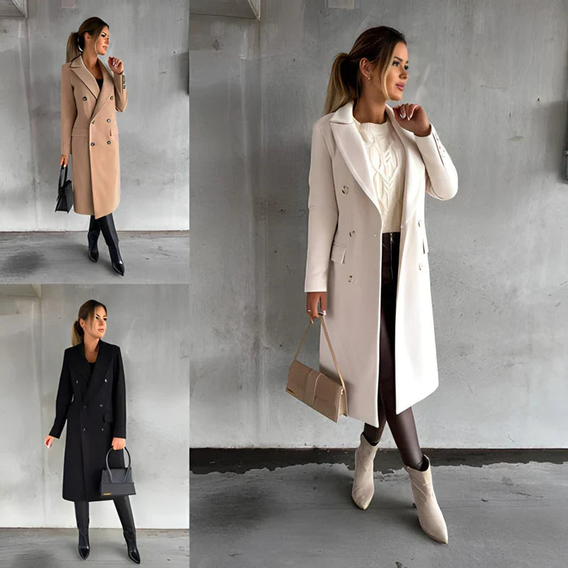 Women's Coat | Wool Blend Warmth & Soft Lining