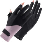 Women's Driving Gloves | Breathable Ice Silk & UV Protection | Anti-Slip Palm