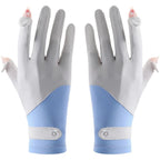 Women's Driving Gloves | Breathable Ice Silk & UV Protection | Anti-Slip Palm