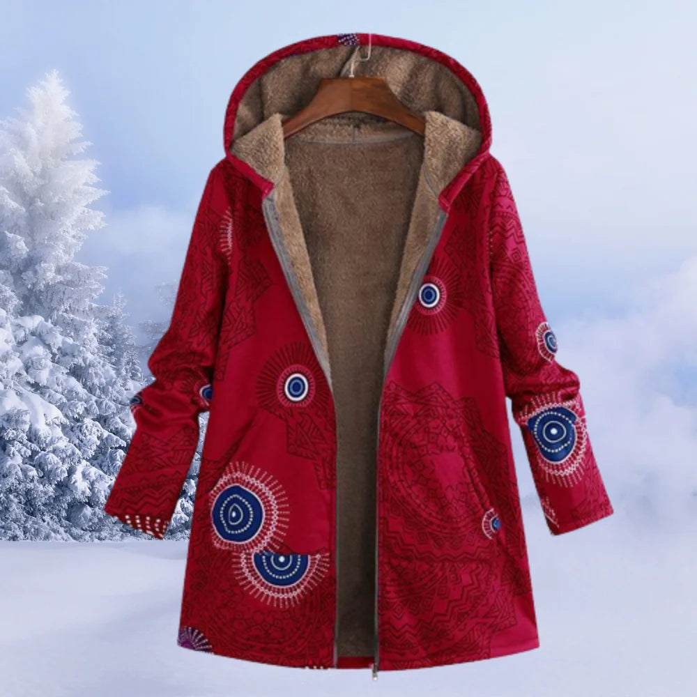 Women's Hoodie Jacket | Soft Teddy Fleece, Hood & Zipper