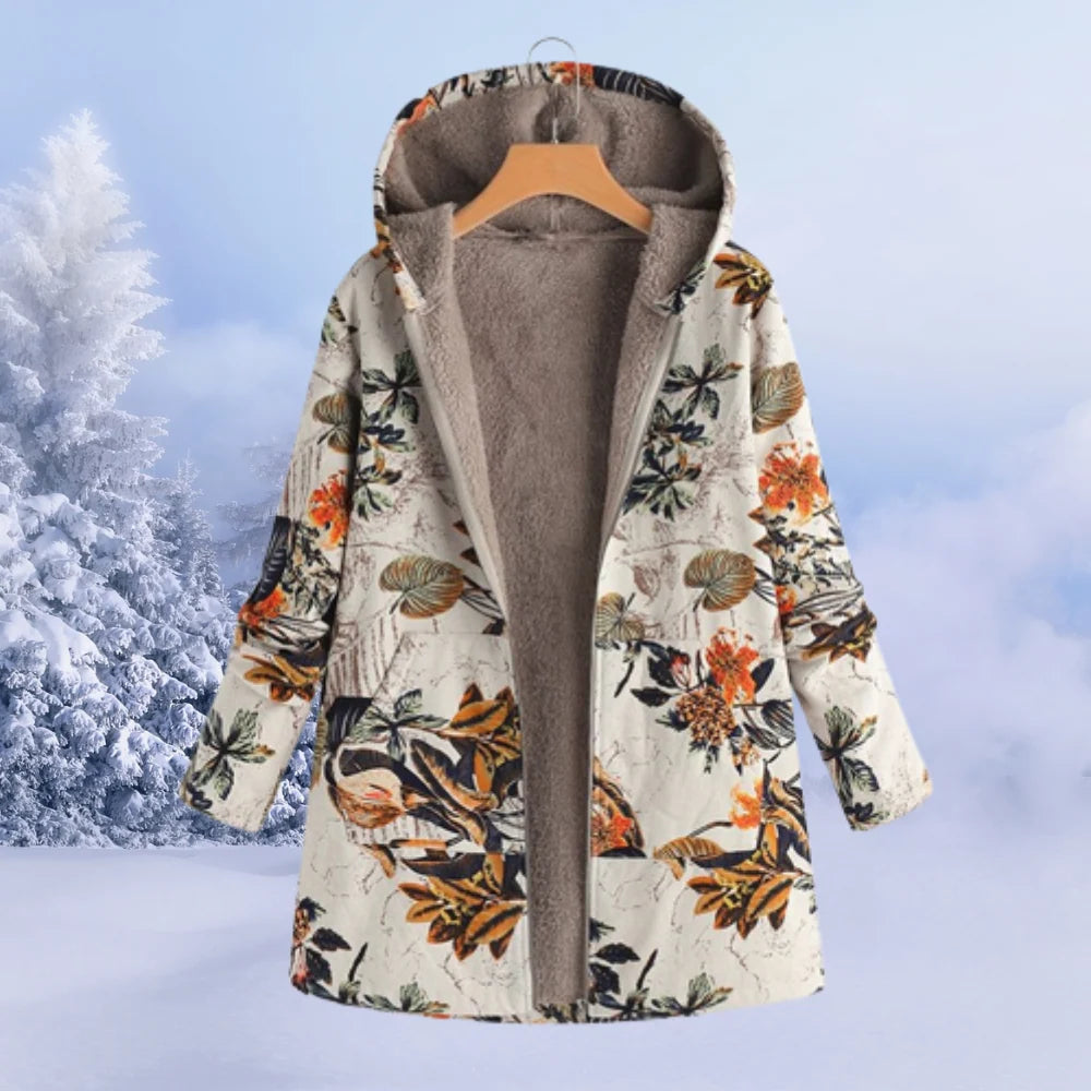Women's Hoodie Jacket | Soft Teddy Fleece, Hood & Zipper