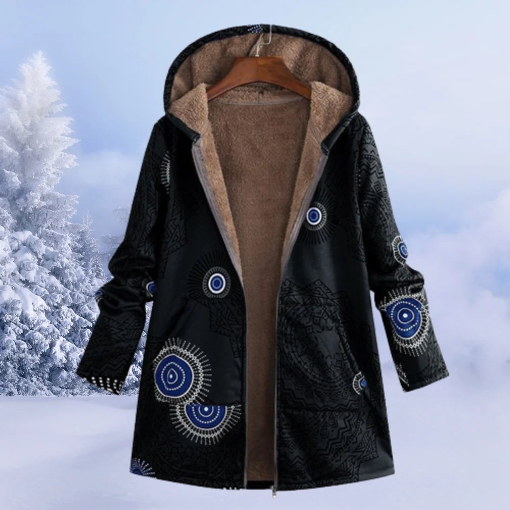Women's Hoodie Jacket | Soft Teddy Fleece, Hood & Zipper