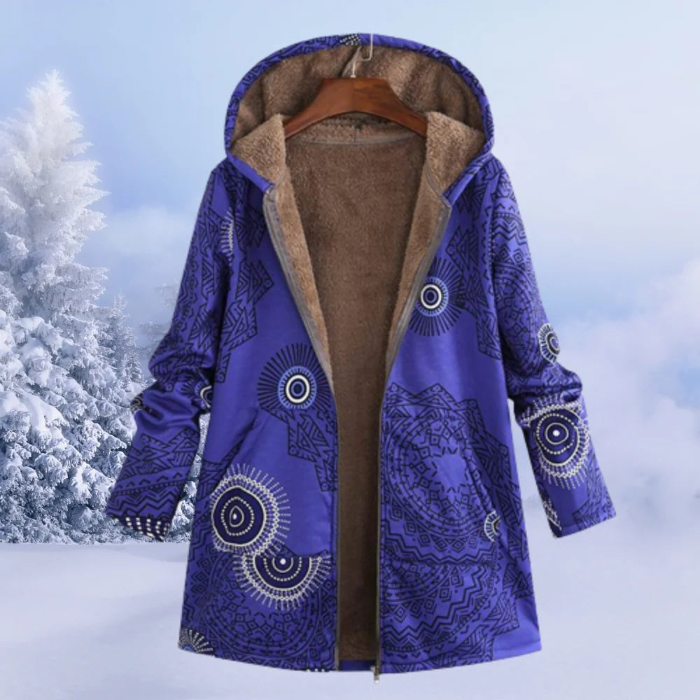 Women's Hoodie Jacket | Soft Teddy Fleece, Hood & Zipper