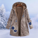 Women's Hoodie Jacket | Soft Teddy Fleece, Hood & Zipper