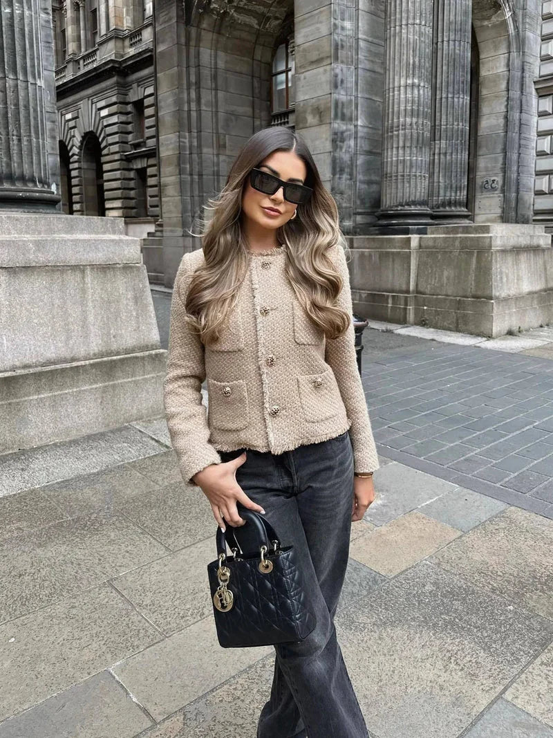 Women's Jacket | Lightweight Polyester | Elegant Versatile Style