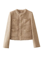 Women's Jacket | Lightweight Polyester | Elegant Versatile Style