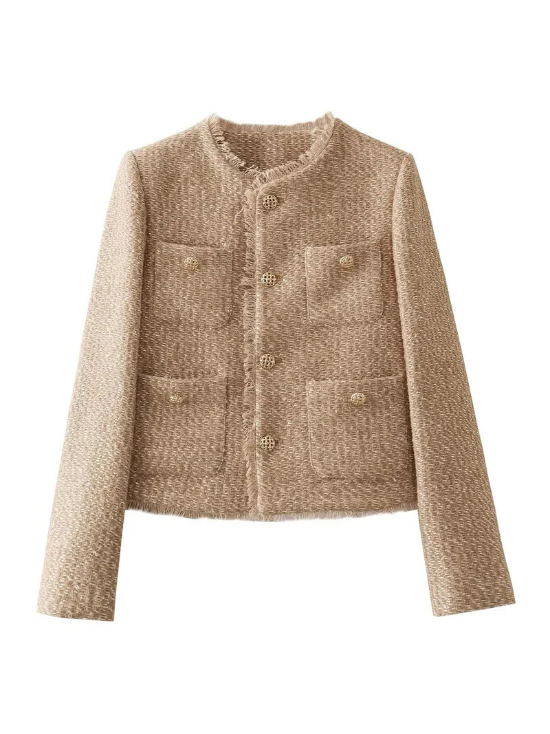 Women's Jacket | Lightweight Polyester | Elegant Versatile Style