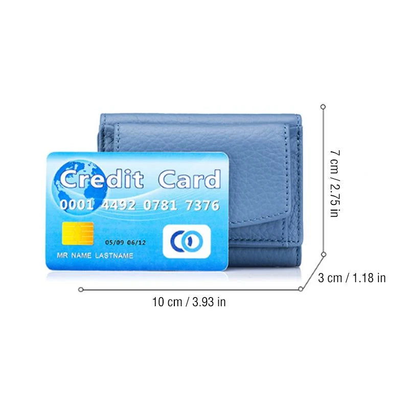 Women's Mini Wallet | RFID-Blocking & Waterproof PU | Snap Closure