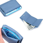 Women's Mini Wallet | RFID-Blocking & Waterproof PU | Snap Closure