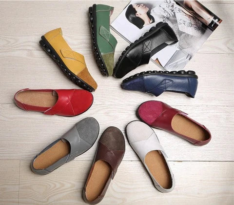 Women's Orthopedic Loafers | Arch Support & Wide Toe Box | Genuine Leather Upper