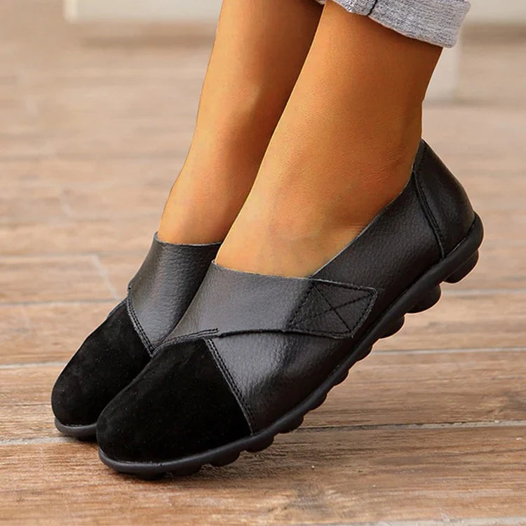 Women's Orthopedic Loafers | Arch Support & Wide Toe Box | Genuine Leather Upper