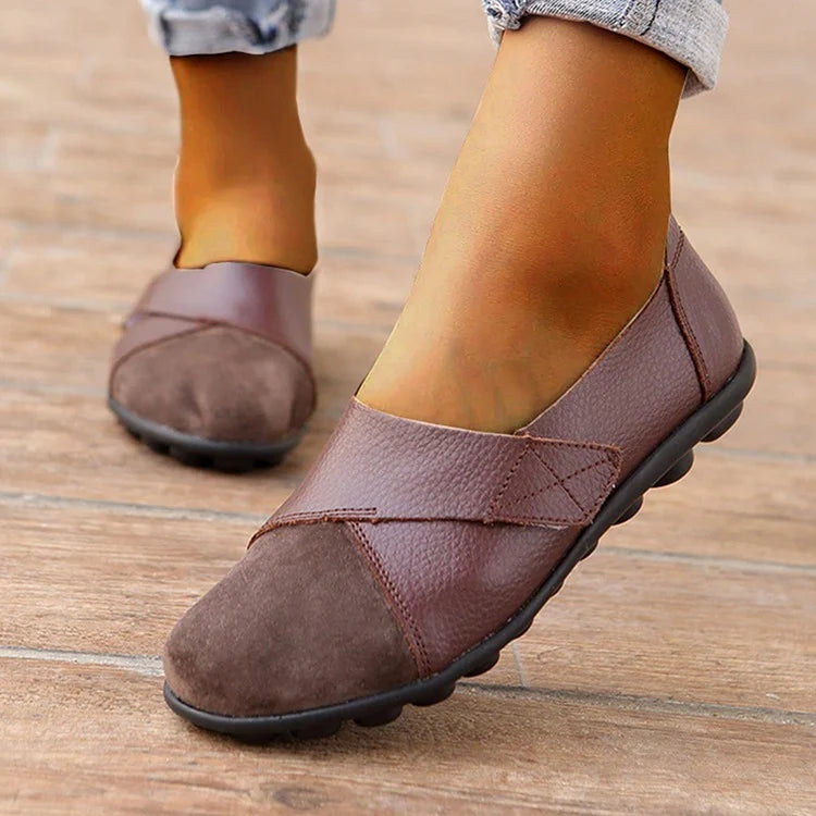 Women's Orthopedic Loafers | Arch Support & Wide Toe Box | Genuine Leather Upper