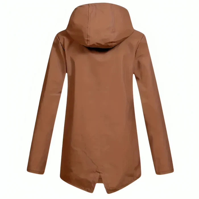 Women's Raincoat | Water- & Windproof Fleece-Lined | Adjustable Hood