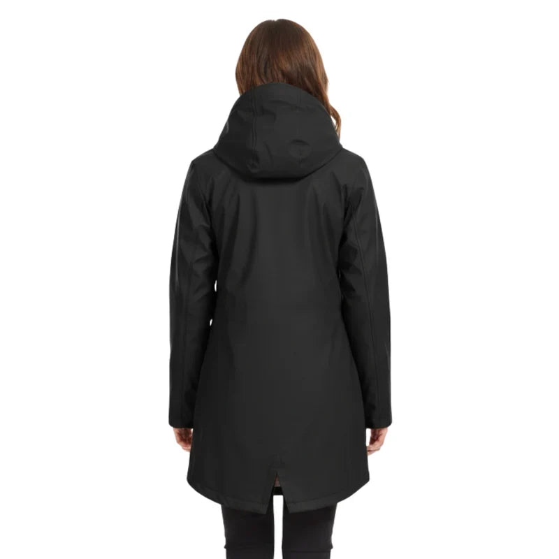 Women's Raincoat | Water- & Windproof Fleece-Lined | Adjustable Hood