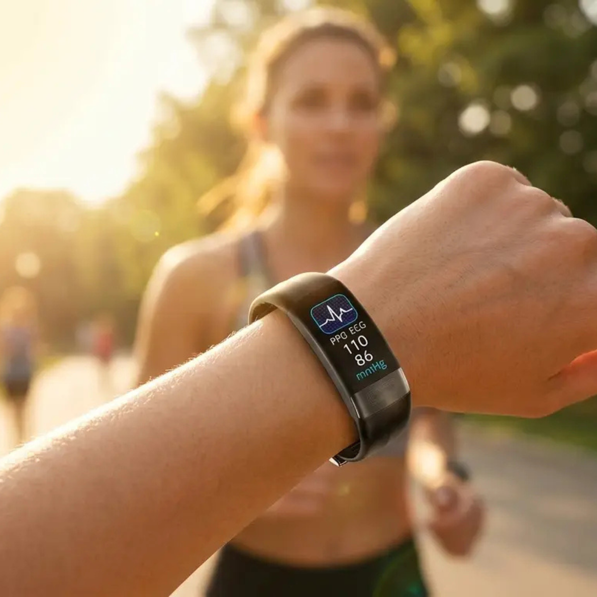 Women's Smartwatch | ECG & Heart Rate Monitoring | Silicone Strap