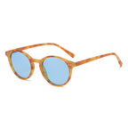 Women's Sunglasses | Polarized & UV400 | Round Leopard Frame